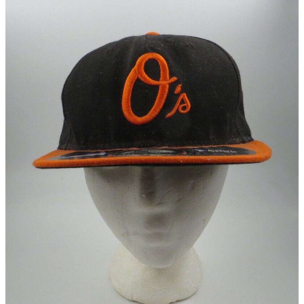 Baltimore Orioles New Era 59Fifty Fitted Cool Base Cap Hat Size 7 1/4 57.7 cm